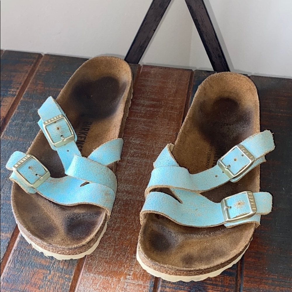 Birkenstock Women's Blue Sandals - Picture 4 of 12